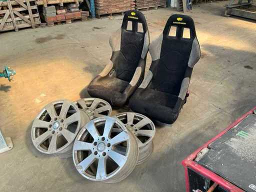 Sports seats + 4x Mercedes rim