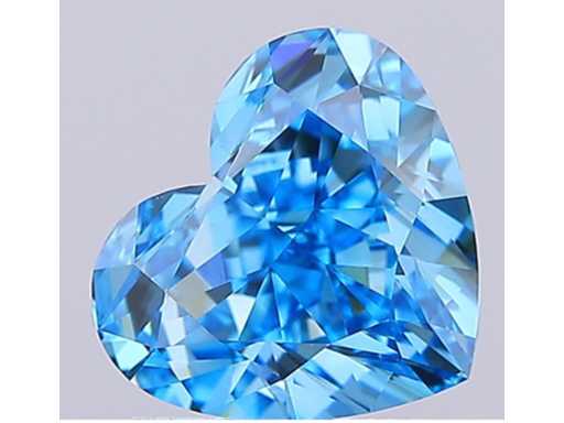 Diamant - 2.06 carat Hart vorm geslepen diamant (gecertificeerd)