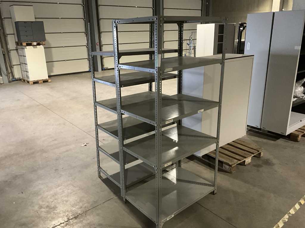 2x Metal storage rack OVERTOOM