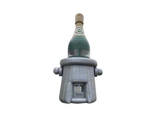 Champagnefles opblaasbaar