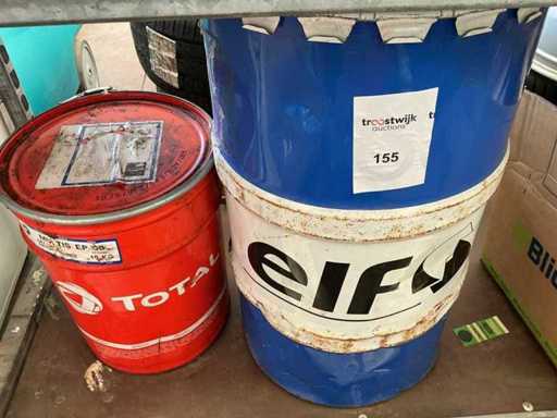 Elfe + Tonne totale de graisse ouverte (2x)