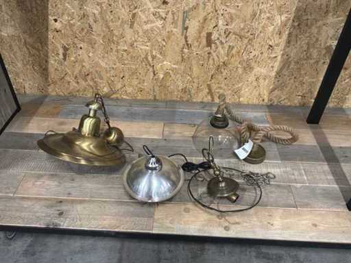 Różne lampy wiszące (4x)