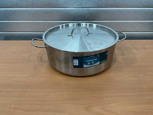 Metro stainless steel pan with lid