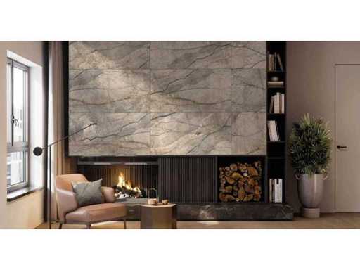 Natural stone mosaics and tiles