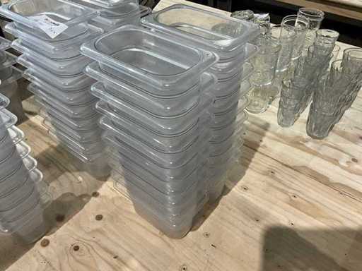 Vassoio Gastronorm in plastica GN 1/9-100 (20x)