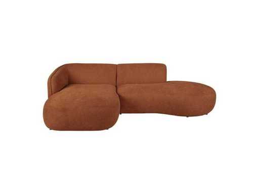 fonQ - oft Ottoman Sofa Right - Micro Chenille - Terra - Set de canapele