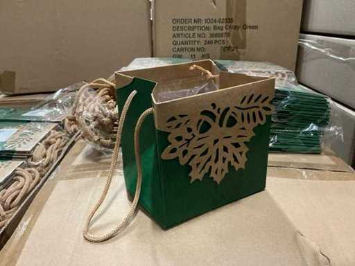 Torba imprezowa Crozy Fall Green 12,5x12,5x12,5cm (4080x)