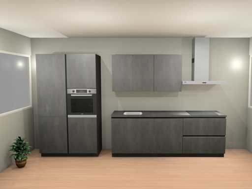 Häcker Concept 130 - Grafit din beton cu plastilină Comet - Amenajarea bucătăriei