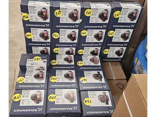 Circulateurs GRUNDFOS ALPHA2 pour systèmes de chauffage et de climatisation - en stock 3 pièces