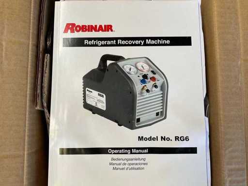Aparat de recuperare a agentului frigorific Robinair RG6