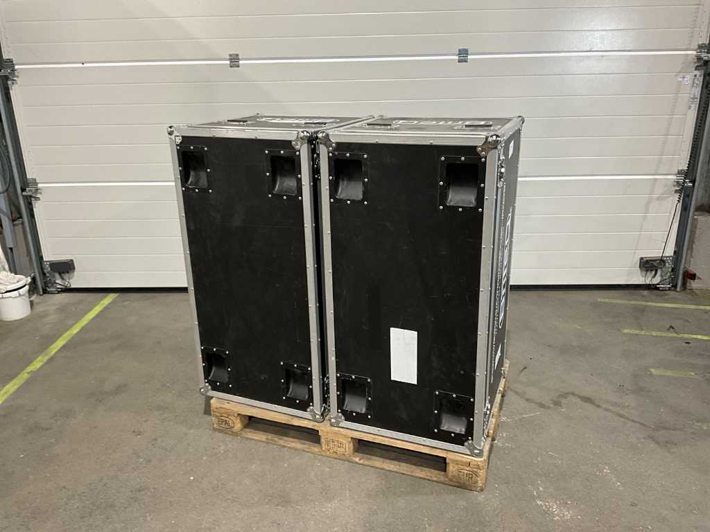 2x Flightcase for Powermatrix 5x5 RGB
