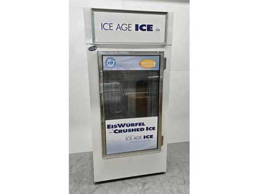 Armadietto per il ghiaccio in pelle e ghiaccio