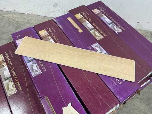 Premoda - Everest visgraat - Click naturel oak - Pvc vloer 43 m2