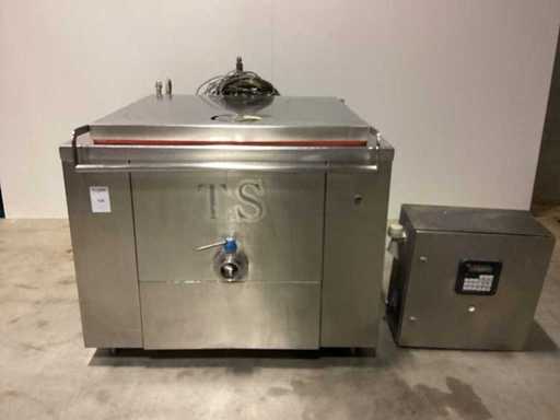 2014 T&S STIRRING KETTLE TSRR-400SLD STEAM HEATED COOKING KETTLE