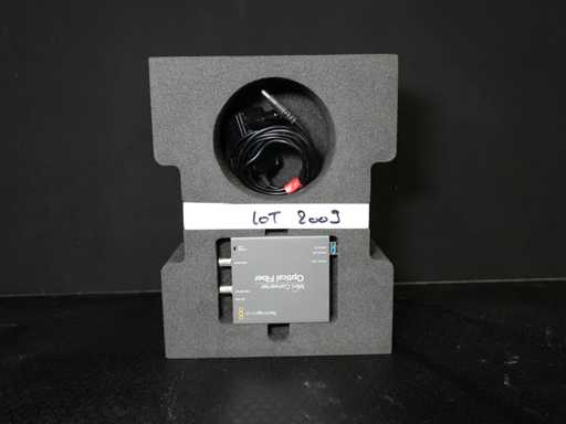 BLAKCMAGIC - SET OF 2 BLACK MAGIC SIGNAL CONVERTER HD-SDI/3G TO OPTICAL FIBER - Video