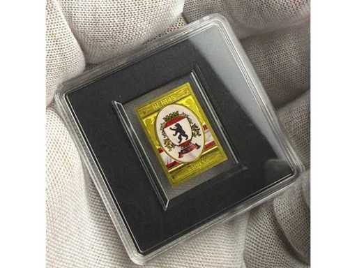 1/500 Unze Goldbarren Wappen Berlin Feingold 999 Goldbarren Gratis EU Versand