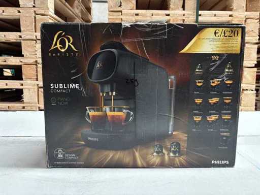 L'OR Barista Sublime Kompakt-Kaffeemaschine (Piano Noir)