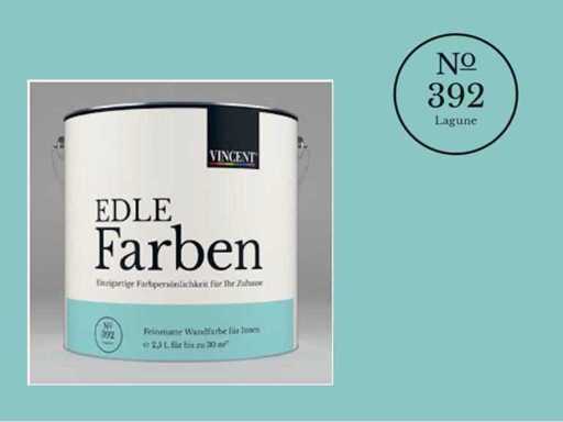 Vincent - Edle Farben - no.392 Lagoon - 2.5L Paint