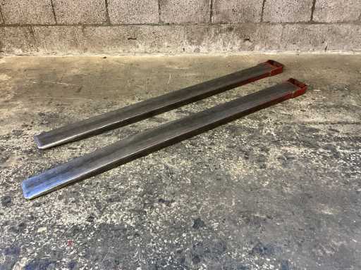 Verlengde heftrucklepel 1950x140mm (2x)