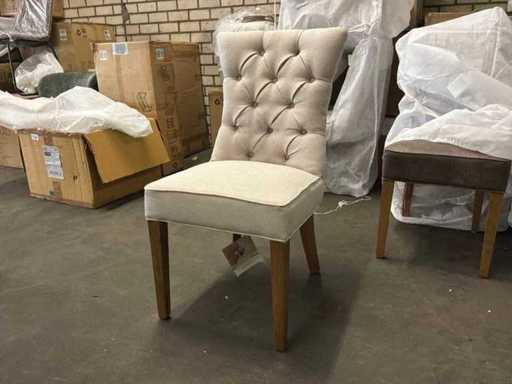 Sedia da pranzo in lino Rivièra Maison (3x)