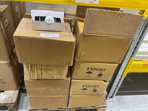 Tabouret à boutons en aluminium (25x)