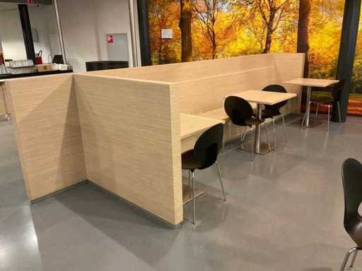 496 cm große Restaurantbank