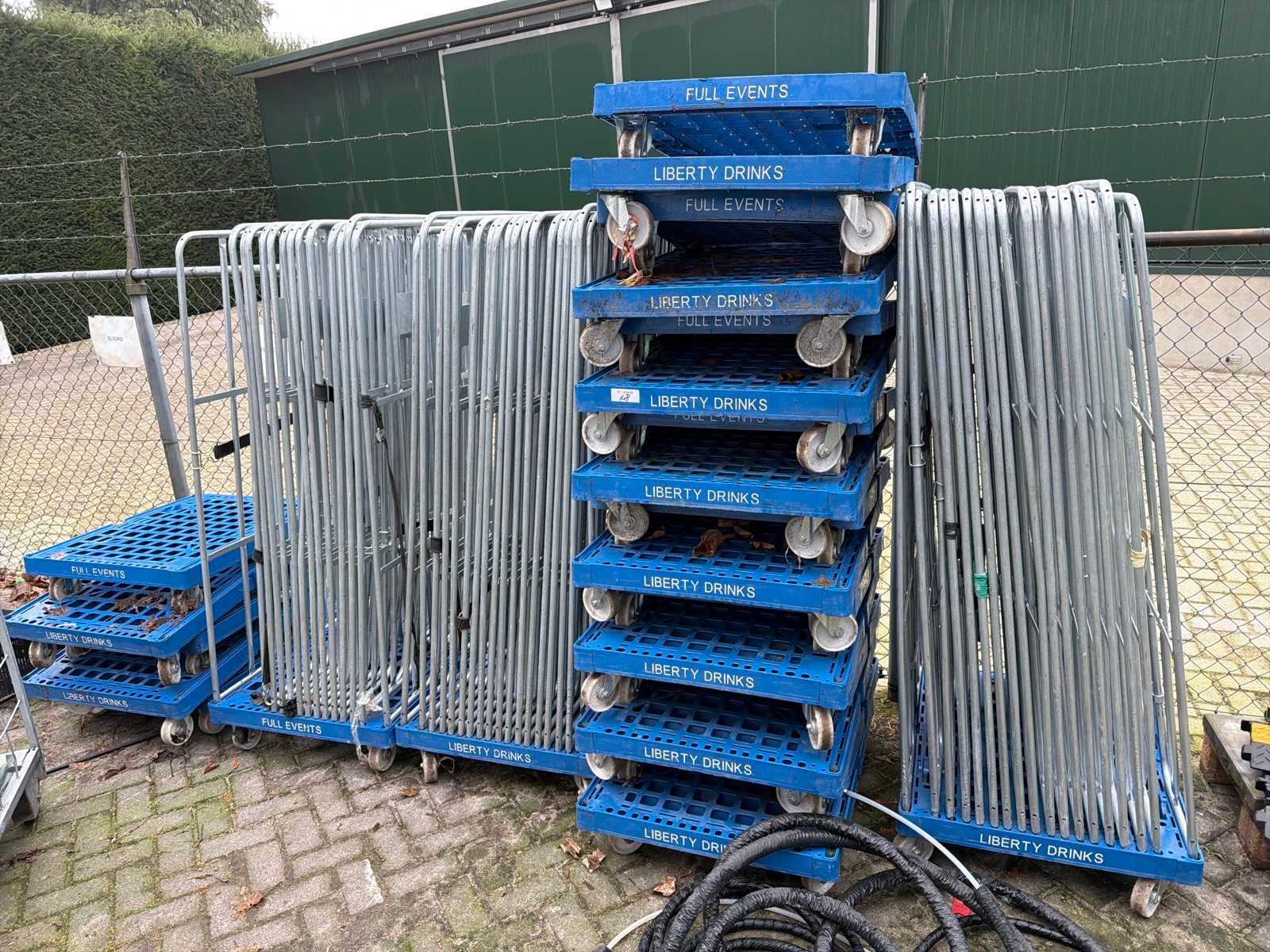 Batch of transport carts