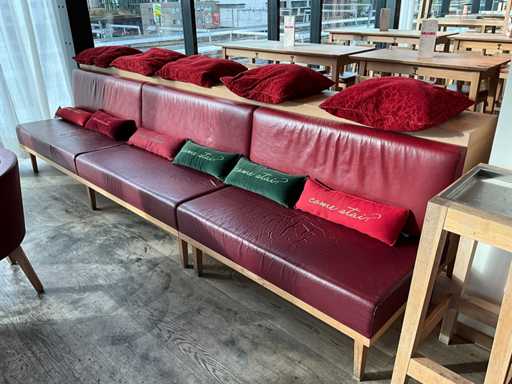 Cabine - Bancă de restaurant cu depozitare