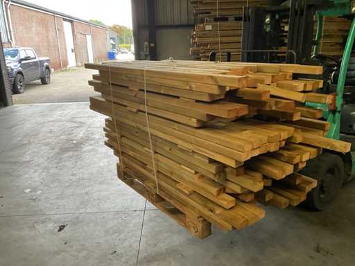 Lot de grinzi de pin 80-180x6,5x4,5 cm