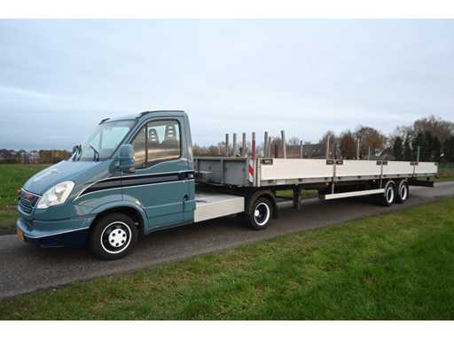 Iveco Daily 35C17 300 BE-Tractor cu Bunk BU7500 - remorcă de 10 metri
