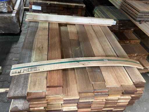 Hardwood tile wood 550-1050x97x17mm (410x)