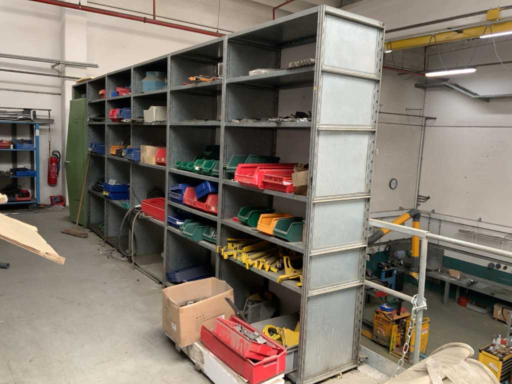 compartment cabinet with parts