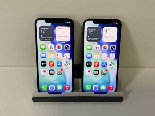 Apple iPhone 12 - 128GB - Nero (2x)