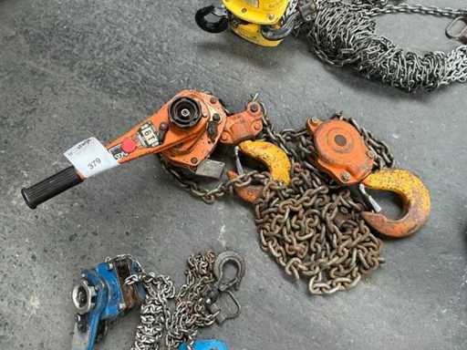 Ridicător cu lanț cu levier vital