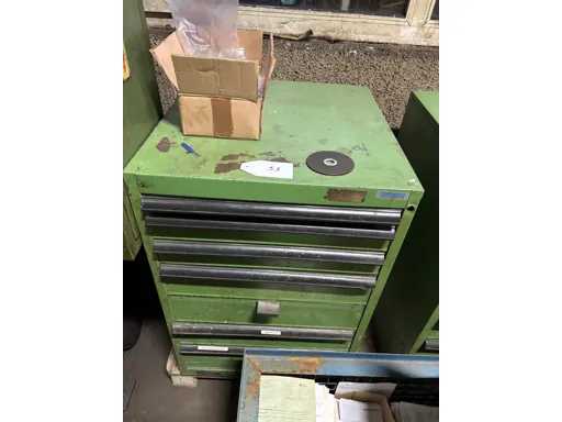 BEDRUNKA + HIRTH  Werkstattschubladenschrank mit Inhalt