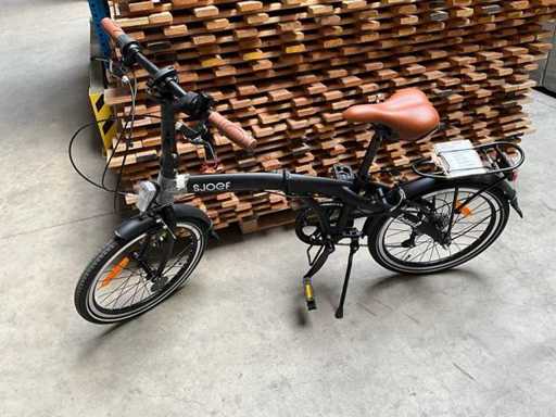 Bicicletă Sjoef Travel Women/Men 20 inch negru mat