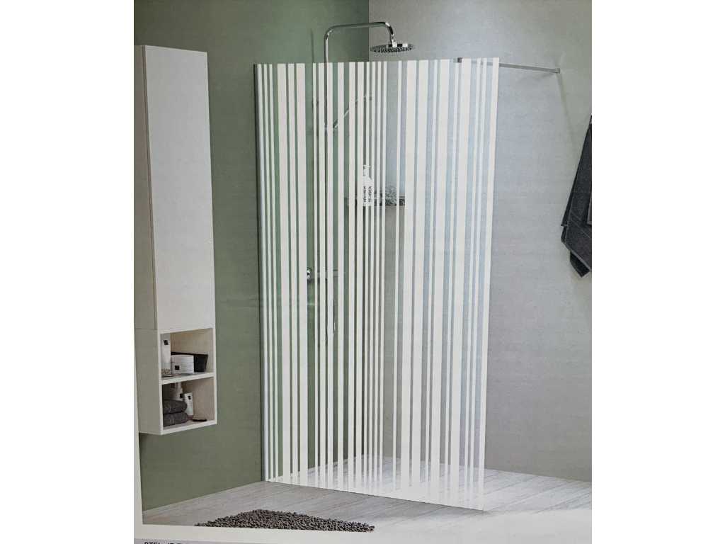 Mix&Match Code Walk-in shower glass panel 120cm.