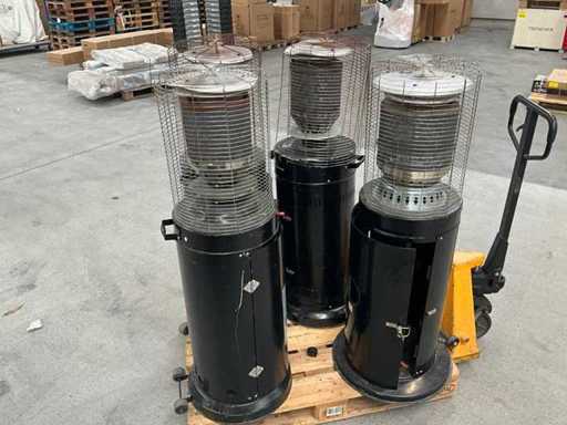 Różne grzejniki tarasowe (4x)