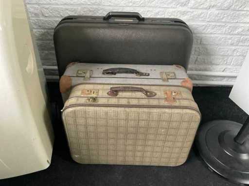Delsey Vintage koffers (3x)