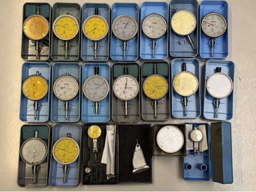   Lots of dial gauges