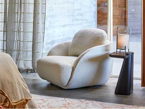 XL balfauteuil frotstof