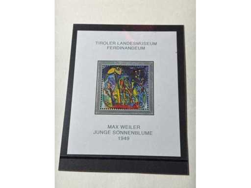 Timbres autrichiens | Musée d’État tyrolien Ferdinandeum | Max Weiler - Jeune tournesol 1949