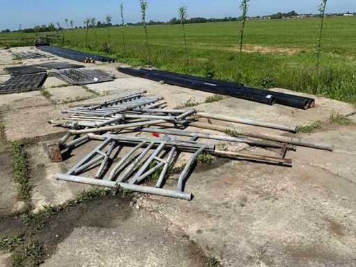Stal afsluithekken (8x)