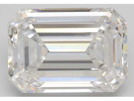 Diamant - Diamant tăiat smarald de 3,03 carate (certificat)