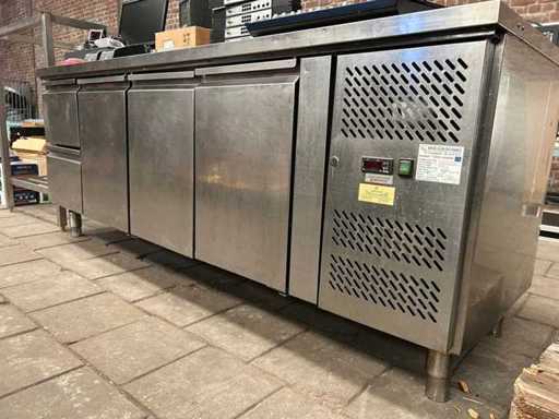 Engelen-Heere - GN4200TN - Banc de lucru frigorific profesional din oțel inoxidabil