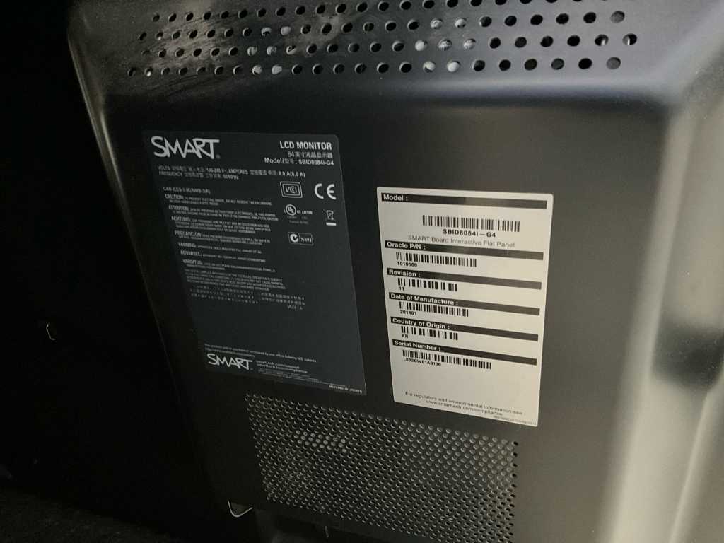 SMART Board 8084iG4 Interactive Flat Panel