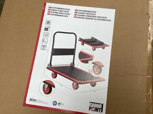 Cargopoint plateauwagen, 250 kg