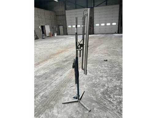 Infrared lamp on tripod