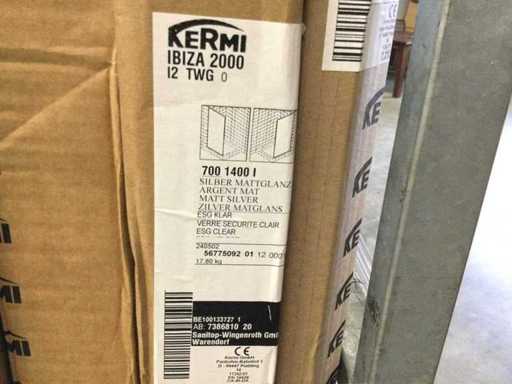 Kermi - Ibiza 2000 - Plaque de verre 70x140 cm