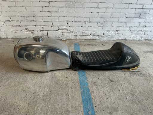 BMW R Serie aluminium tank en caferacerzadel
